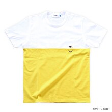 「暗殺教室×ALOYE 2 殺せんせー刺繍Tシャツ」（ホワイト×イエロー）(c)松井優征／集英社・アニメ「暗殺教室」製作委員会