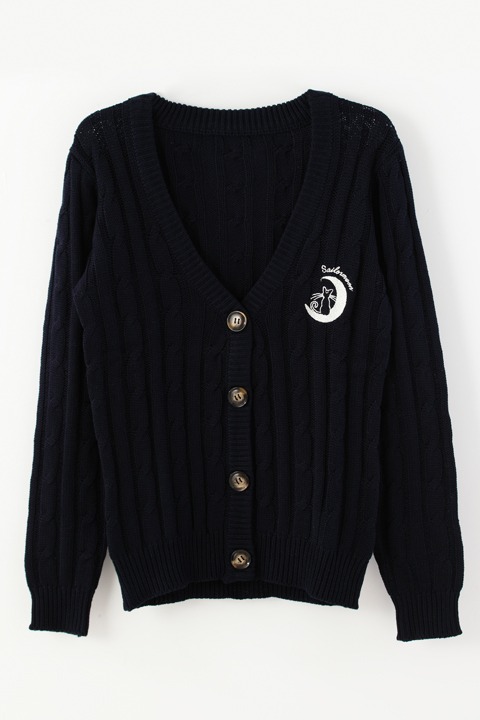 「ケーブルVカーディガン」（ネイビー） (c)武内直子・PNP・講談社・東映アニメーション