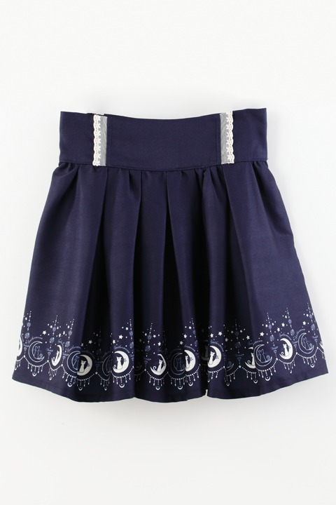 「オリジナル裾プリントスカート」（ネイビー） (c)武内直子・PNP・講談社・東映アニメーション