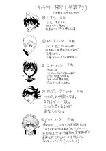 曽田正人による「テンプリズム」登場人物紹介。