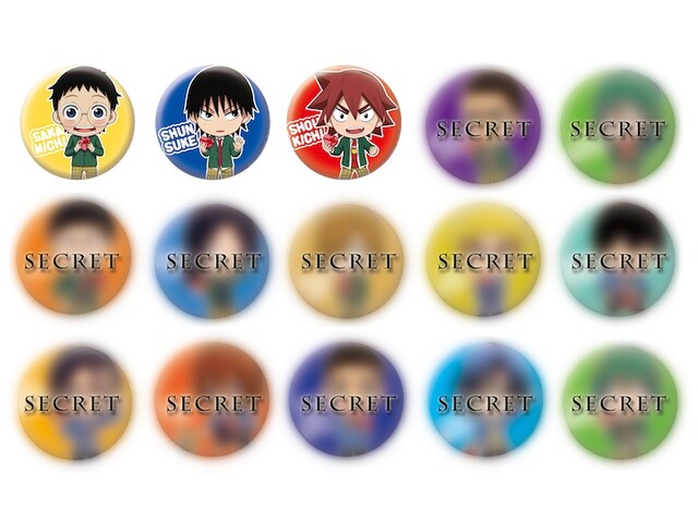 きゅんキャラいらすとれーしょんず「弱虫ペダル GRANDE ROAD」バレンタイン缶バッジ(c)渡辺航（週刊少年チャンピオン）／弱虫ペダルGR製作委員会