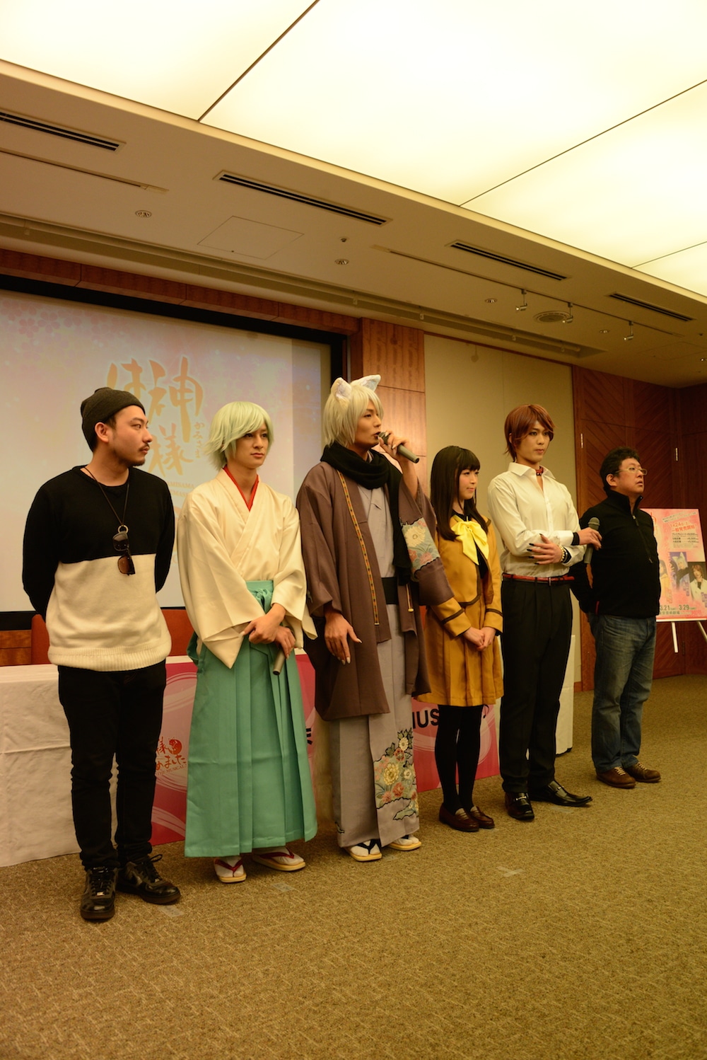 「神様はじめました THE MUSICAL♪」制作発表会の様子。