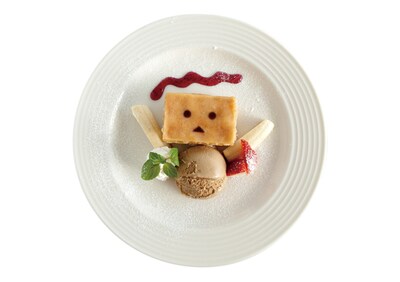 「よつばとダンボーカフェ」で提供される「ダンボープレート（ミルフィーユver）」。(c)KIYOHIKO AZUMA/YOTUBA SUTAZIO