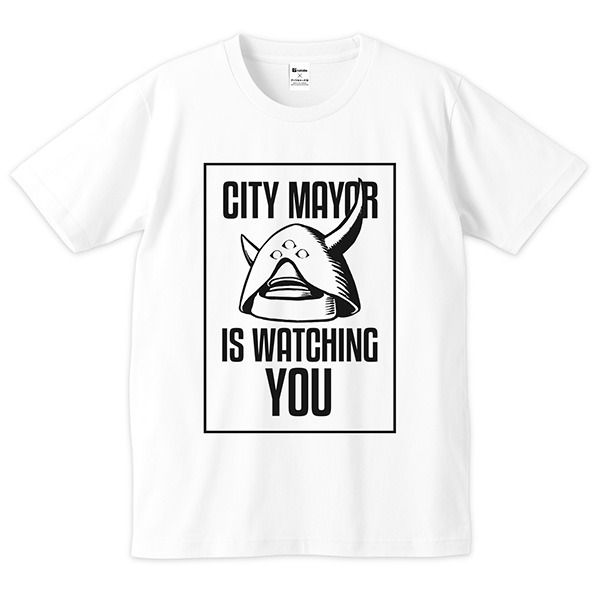 「アップルシードα 市長Tシャツ＆ステッカーセット」