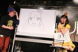 「スピリッツ＆しゃちカレ2015presents鯱に夢ちゆう生誕祭!!」の様子。左からムラタコウジ、伊藤千由李。