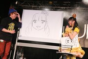 「スピリッツ＆しゃちカレ2015presents鯱に夢ちゆう生誕祭!!」の様子。左からムラタコウジ、伊藤千由李。