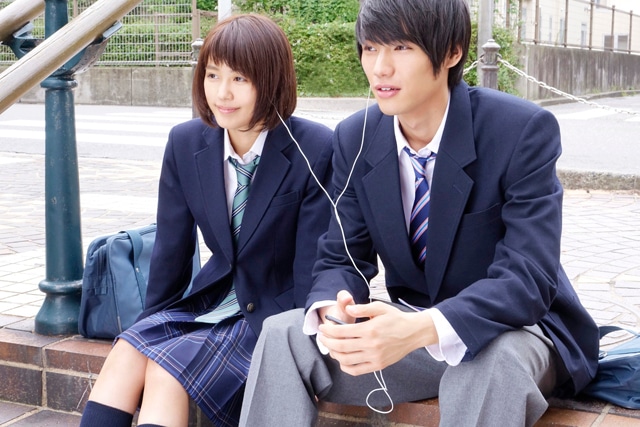 映画「ストロボ・エッジ」より。(c)2015映画「ストロボ・エッジ」製作委員会 (c)咲坂伊緒／集英社