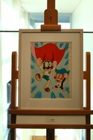 1月29日限定でお披露目された「パーマン」より「レイ・カーの秘密」（1967年）のカラー原画。(c)Fujiko-Pro