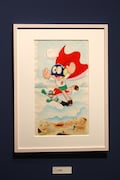 原画展「パーマンとFヒーローたち」での展示原画。(c)Fujiko-Pro