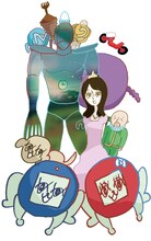 大橋裕之が手がけた「ユニバースタジオジャパン」のキャラクターたち。