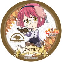 抽選クジ「ホークの運試し騎士団」より、C賞「大看板娘賞缶バッジ75φ」。