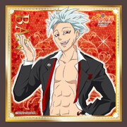 ミニアトラクション「WANTED!! 七つの大罪」より、D賞「色欲の罪（ゴート・シン）賞ステッカー」。