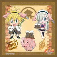 ミニアトラクション「七つの大罪を追え！」より、Ｄ賞「傲慢の罪（ライオン・シン）賞ステッカー」。