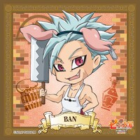 ミニアトラクション「七つの大罪を追え！」より、Ｄ賞「傲慢の罪（ライオン・シン）賞ステッカー」。