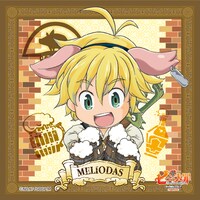 ミニアトラクション「七つの大罪を追え！」より、Ｄ賞「傲慢の罪（ライオン・シン）賞ステッカー」。