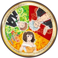 抽選クジ「ホークオーナーズ シャッフルプレゼント」より、C賞「看板娘 エリザベスプレゼント賞缶バッジ75φ」。