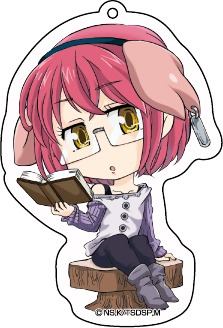 ミニアトラクション「七つの大罪を追え！」より、B賞「嫉妬の罪（サーペント・シン）賞アクリルキーホルダー」。