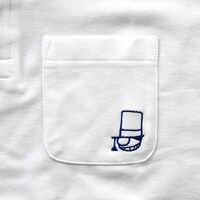 「まじっく快斗1412 刺繍ポロシャツ」の刺繍部分。