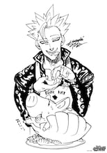 ポートレート（発売中）。価格は540円。A3サイズ、ホログラム仕様。(c)鈴木央／講談社