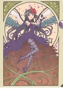 H賞「クリアファイル＆ステッカー」の１種。(c)Magica Quartet /Aniplex・Madoka Movie Project Rebellion