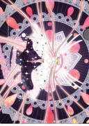 H賞「クリアファイル＆ステッカー」の１種。(c)Magica Quartet /Aniplex・Madoka Movie Project Rebellion