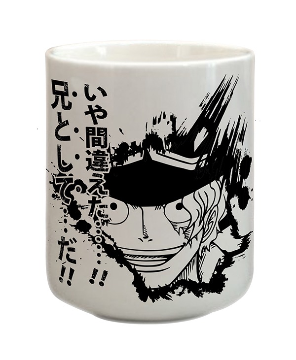 F賞「名言湯呑み」の1種。(c)尾田栄一郎/集英社・フジテレビ・東映アニメーション