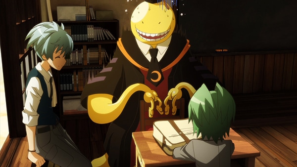 「Episode:0 出会いの時間」より。(c)松井優征／集英社・アニメ「暗殺教室」製作委員会