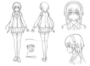 律の設定画。(c)松井優征／集英社・アニメ「暗殺教室」製作委員会