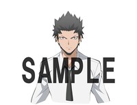 アニミュウモにてBlu-ray&DVDの全巻購入特典として配布される特典のイラスト。(c)松井優征／集英社・アニメ「暗殺教室」製作委員会