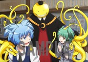 ゲーマーズにてBlu-ray&DVDの全巻購入特典として配布される特典のイラスト。(c)松井優征／集英社・アニメ「暗殺教室」製作委員会