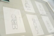 山上たつひこ原作によるいがらしみきお「羊の木」の展示風景。
