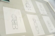 山上たつひこ原作によるいがらしみきお「羊の木」の展示風景。