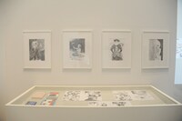 沙村広明「春風のスネグラチカ」の展示風景。