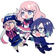 「少年王女」アクリルキーホルダーに使用されている元イラスト。