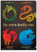 G賞「クリアファイル&ステッカー」の1種。(c)鈴木央/講談社 (c)鈴木央・講談社/「七つの大罪」製作委員会・MBS