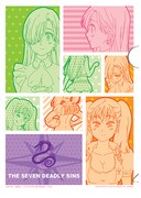 G賞「クリアファイル&ステッカー」の1種。(c)鈴木央/講談社 (c)鈴木央・講談社/「七つの大罪」製作委員会・MBS