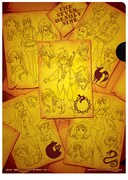 G賞「クリアファイル&ステッカー」の1種。(c)鈴木央/講談社 (c)鈴木央・講談社/「七つの大罪」製作委員会・MBS