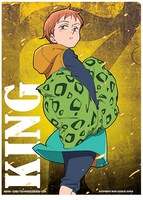 G賞「クリアファイル&ステッカー」の1種。(c)鈴木央/講談社 (c)鈴木央・講談社/「七つの大罪」製作委員会・MBS