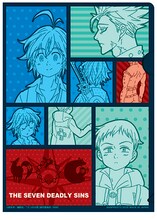 G賞「クリアファイル&ステッカー」の1種。(c)鈴木央/講談社 (c)鈴木央・講談社/「七つの大罪」製作委員会・MBS