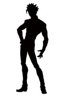 ダブルチャンスキャンペーンで当たる「バンフィギュア スペシャルカラーver.」のシルエット。(c)鈴木央/講談社 (c)鈴木央・講談社/「七つの大罪」製作委員会・MBS