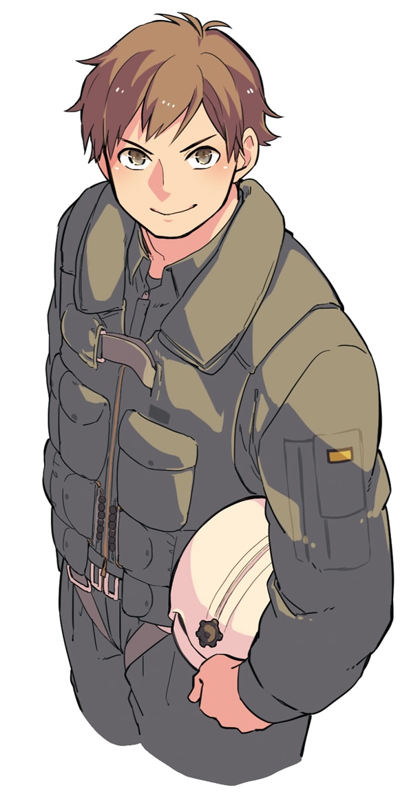 「輝く海のパイロット」カット。