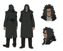 パトリックの設定画。(c)2015 内藤泰弘/集英社・血界戦線製作委員会