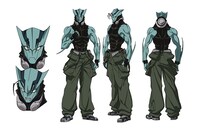 ツェッド・オブライエンの設定画。(c)2015 内藤泰弘/集英社・血界戦線製作委員会