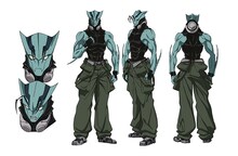 ツェッド・オブライエンの設定画。(c)2015 内藤泰弘/集英社・血界戦線製作委員会