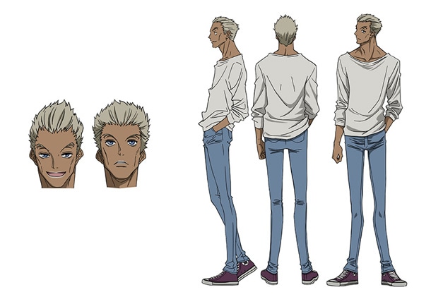 ドグ・ハマーの設定画。(c)2015 内藤泰弘/集英社・血界戦線製作委員会