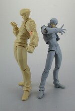 フィギュア「クラウス」と「ザップ」のイメージ。(c)2015 内藤泰弘/集英社・血界戦線製作委員会