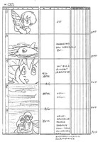 アニメ「青いトリトン」絵コンテ