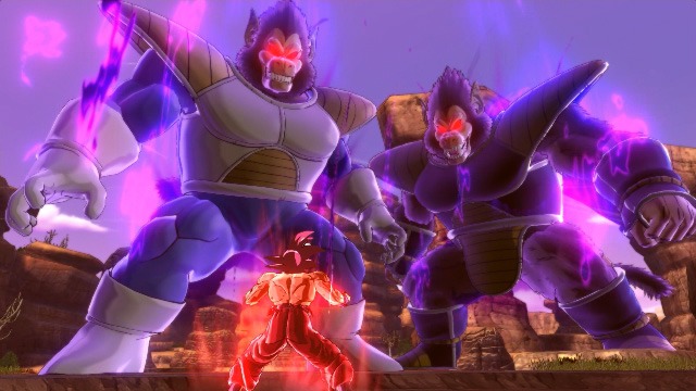 「ドラゴンボール ゼノバース」より。(c)バードスタジオ／集英社・フジテレビ・東映アニメーション (c)バードスタジオ／集英社 (c)「２０１３ ドラゴンボールＺ」製作委員会 (c)BANDAI NAMCO Games Inc.