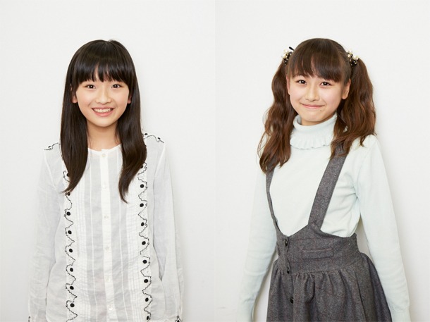 奥田こころ（左）と小椋梨央。撮影/亀田亮