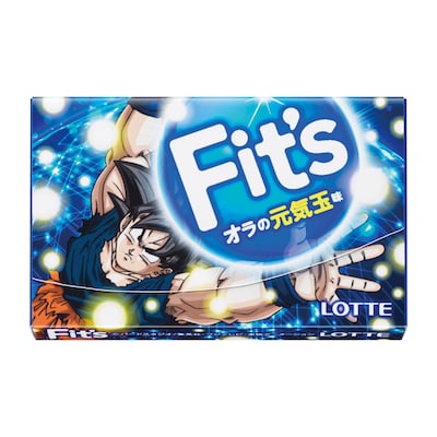 Fit’s「オラの元気玉味」のパッケージ。(c)バードスタジオ/集英社・フジテレビ・東映アニメーション